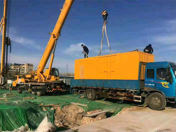 信阳万科工程建设租赁一台大型静音发电